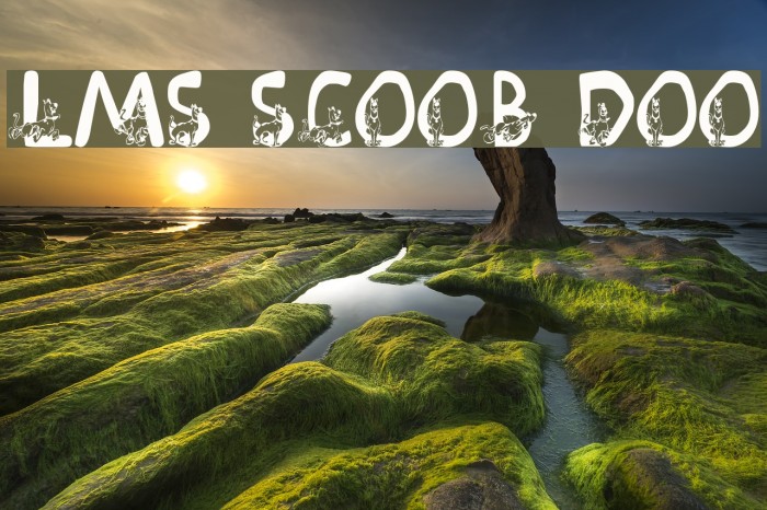 LMS Scooby Doo Font examples