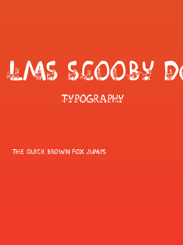 LMS Scooby Doo Poster