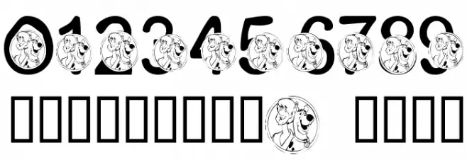 LMS Scooby Dooby Doo Font OTHER CHARS