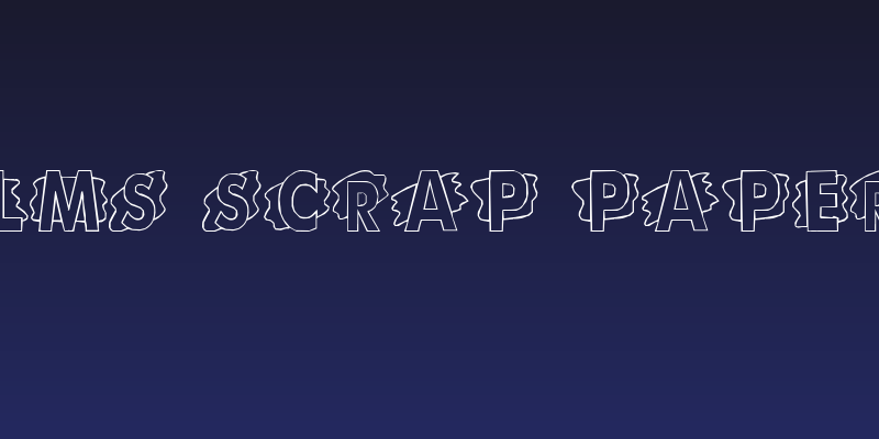 LMS Scrap Paper Social Header