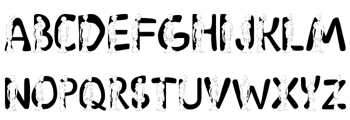 LMS Shaggy Font LOWERCASE