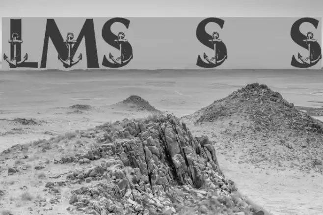 LMS Ship Shape Font examples