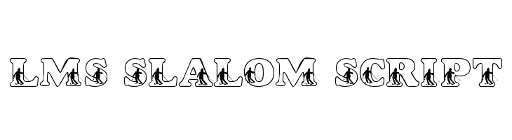 LMS Slalom Script  Скачать бесплатные шрифты