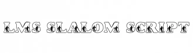 LMS Slalom Script  font caratteri gratis