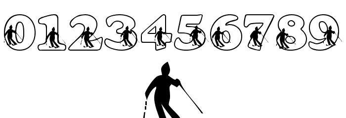 LMS Slalom Script Font OTHER CHARS