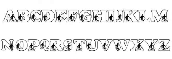 LMS Slalom Script フォント 小文字