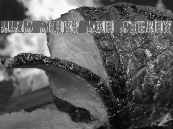 LMS Slow And Steady Font examples