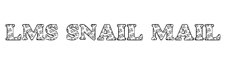 LMS Snail Mail  font caratteri gratis