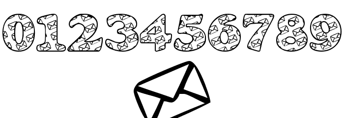 LMS Snail Mail Font OTHER CHARS