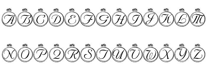 LMS Solitary Stone Font LOWERCASE