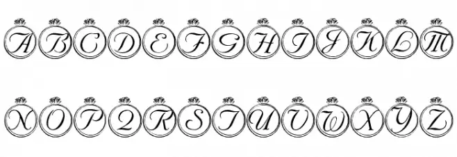 LMS Solitary Stone Font LOWERCASE