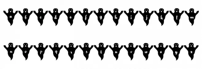 LMS Spooky Speller Fuentes MINÚSCULAS