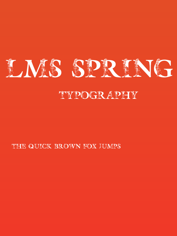 LMS Spring Lily Poster