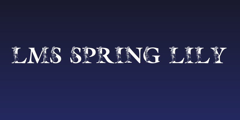 LMS Spring Lily Social Header