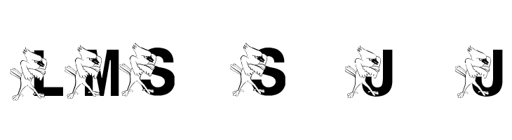 LMS St. Joe's Jayhawk  font caratteri gratis