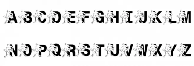 LMS St. Joe's Jayhawk Font OTHER CHARS