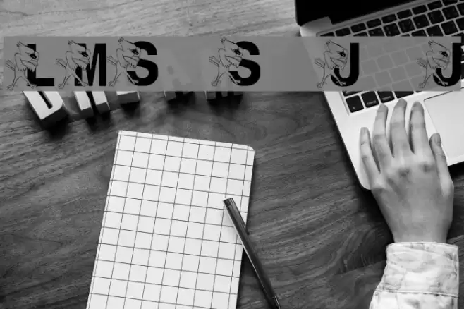 LMS St. Joe's Jayhawk Font examples