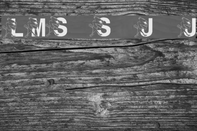 LMS St. Joe's Jayhawk Font examples