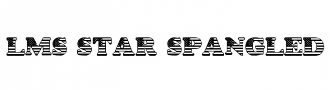 LMS Star Spangled  Frei Schriftart Herunterladen