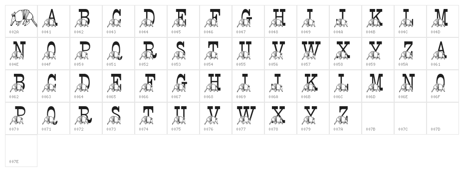 LMS Stef's Texas Friend Character Map
