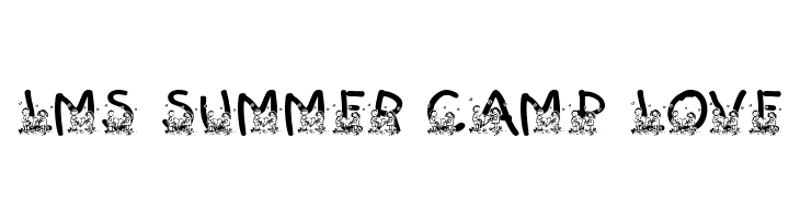 LMS Summer Camp Love  免费字体下载