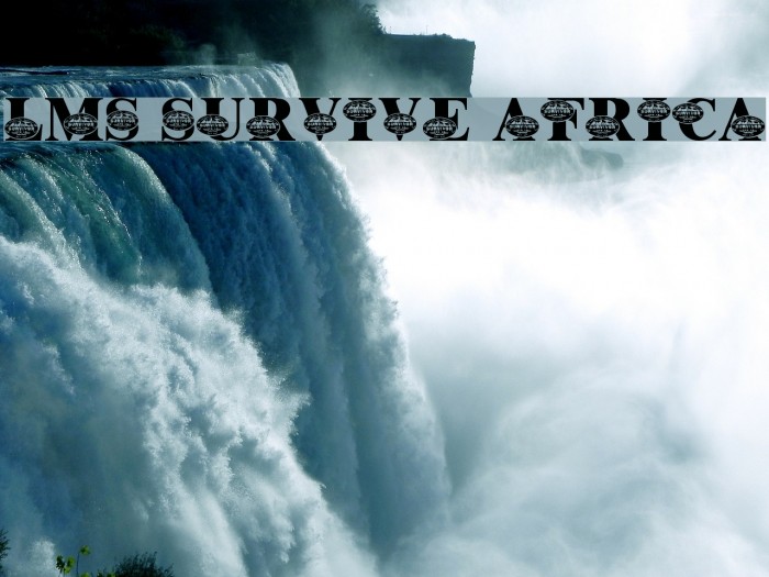 LMS Survive Africa Font examples