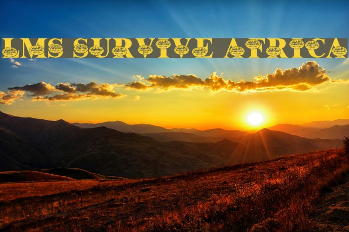 LMS Survive Africa Font examples