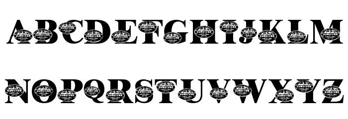 LMS Survive Africa Font LOWERCASE