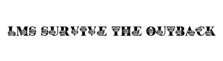 LMS Survive The Outback  Free Fonts Download