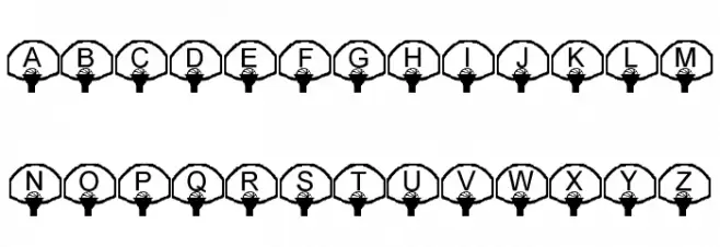 LMS The Hoop Is On Fire خط أحرف صغيرة