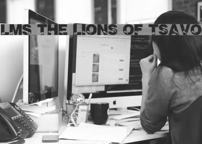 LMS The Lions of Tsavo Font examples