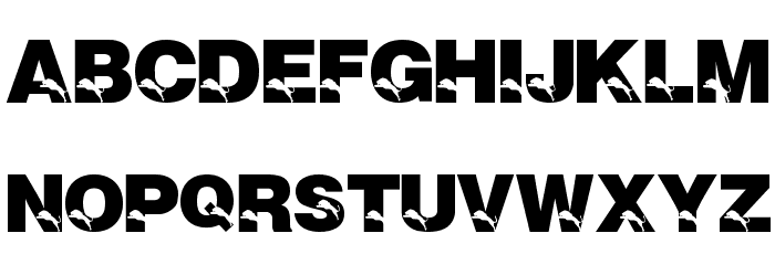LMS The Lions of Tsavo Font LOWERCASE