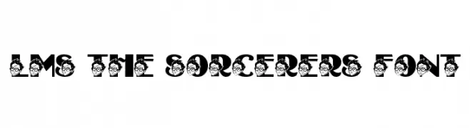 LMS The Sorcerer's Font  フリーフォントのダウンロード