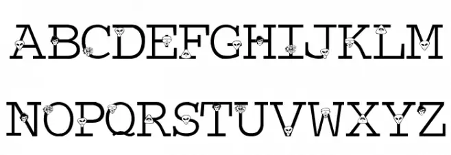 LMS The Truth Is Out There Caratteri MINUSCOLO