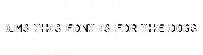 LMS This Font Is For The Dogs  フリーフォントのダウンロード