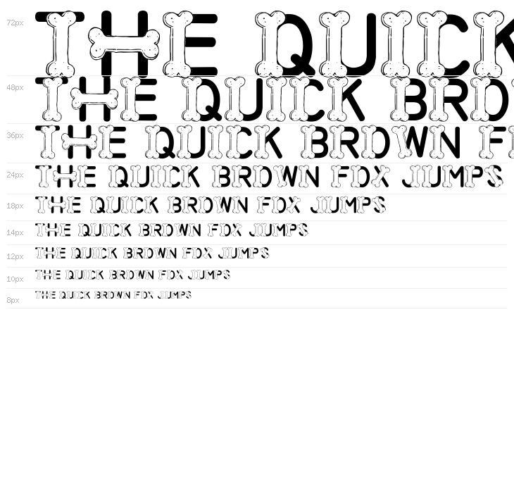 LMS This Font Is For The Dogs Waterfall