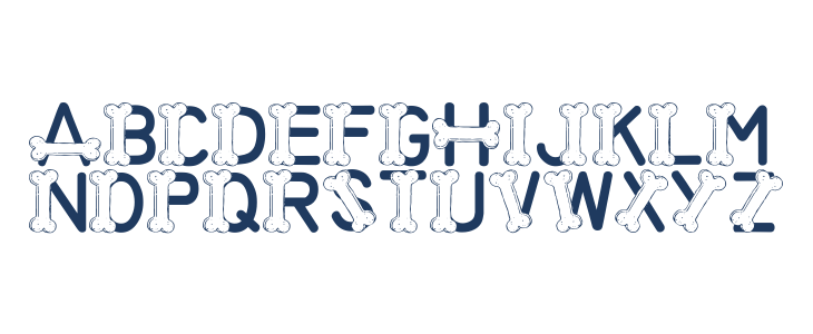 LMS This Font Is For The Dogs Lowercase