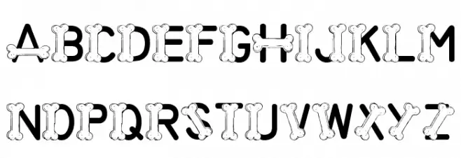 LMS This Font Is For The Dogs Fonte MINÚSCULAS