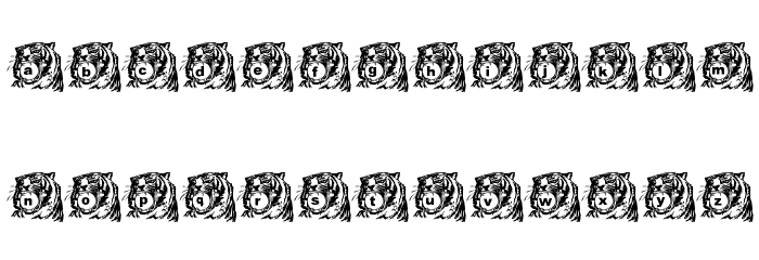 LMS Tiger Toy Font LOWERCASE