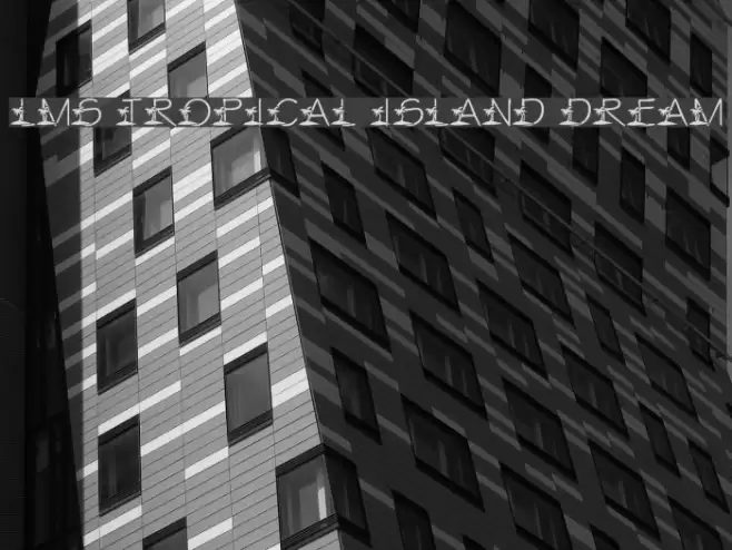 LMS Tropical Island Dream フォント examples