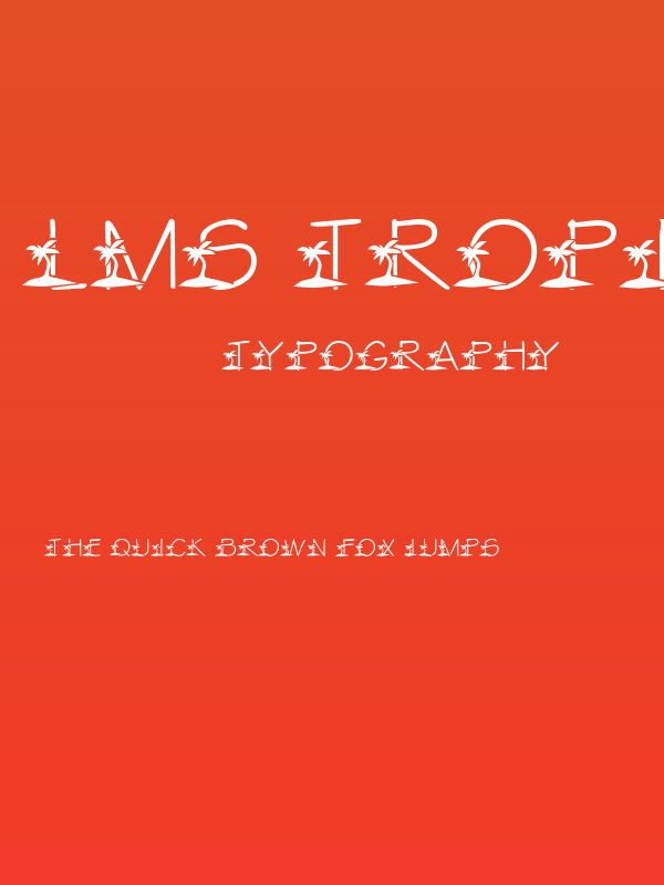 LMS Tropical Island Dream Poster