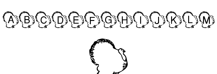 LMS Turkey Day Font OTHER CHARS