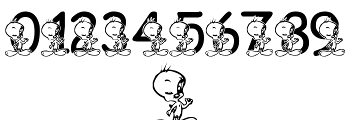 LMS Tweety Font Font OTHER CHARS