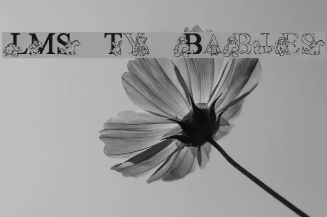 LMS Ty Babies Font examples
