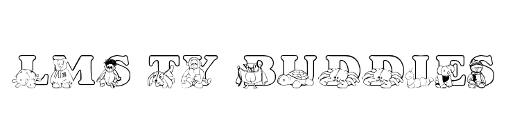LMS Ty Buddies  Free Fonts Download