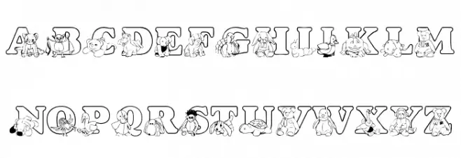 LMS Ty Buddies Шрифта ВЕРХНИЙ