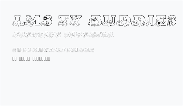 LMS Ty Buddies Business Card