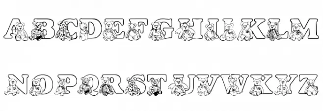 LMS TyBears Font OTHER CHARS