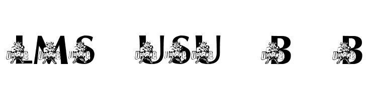 LMS USU's Big Blue  font caratteri gratis