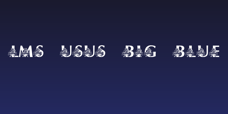 LMS USU's Big Blue Social Header